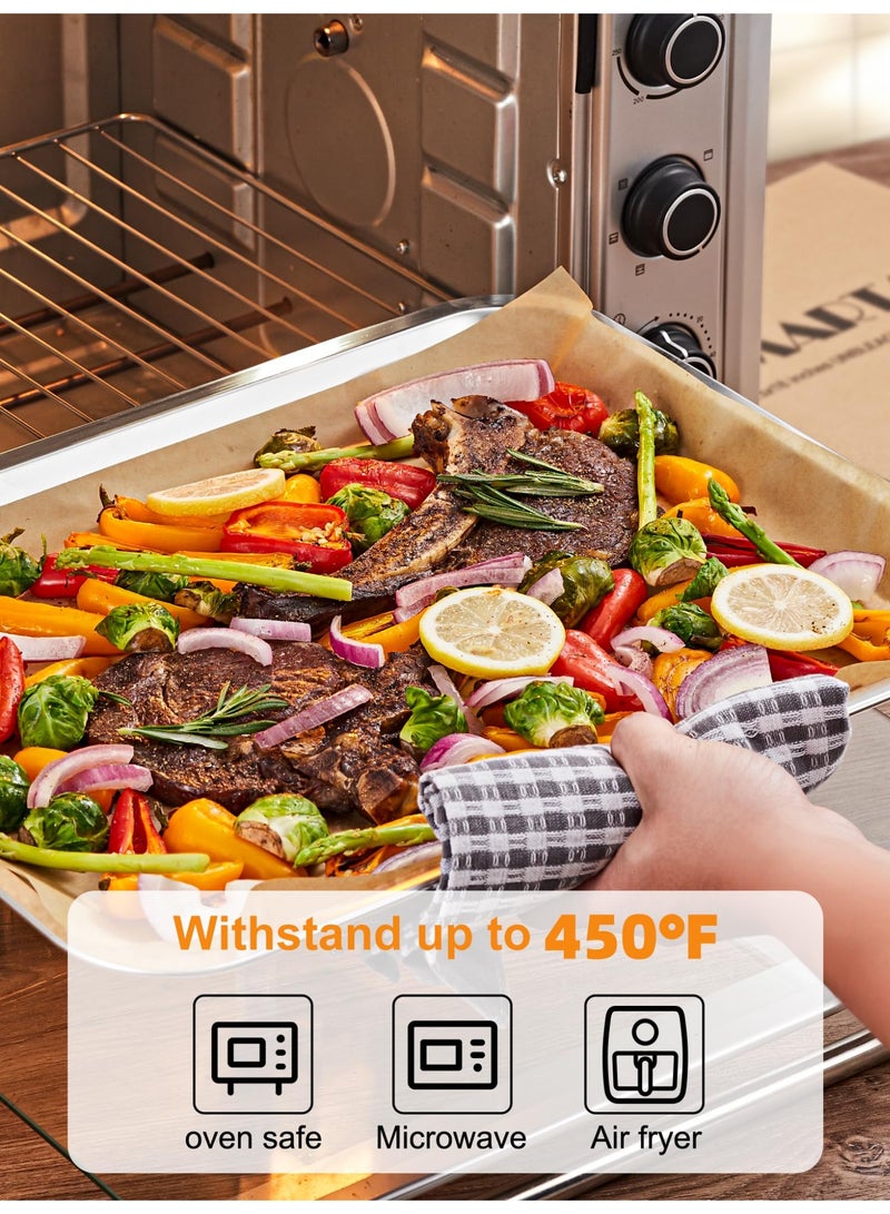 100 قطعة من ورق كرافت الخبز ، 40 * 30 سم غير عصا قبل قطع ورق كرافت الخبز - Image 2