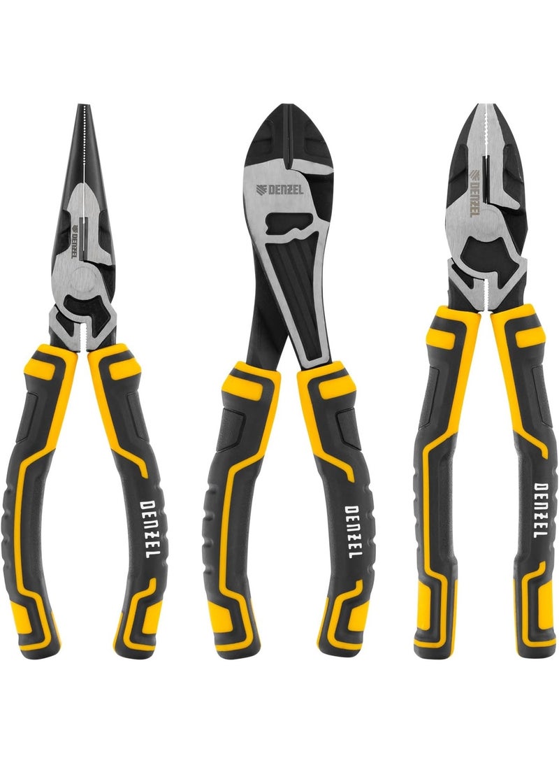 Denzel 3-Pieces Pliers Set (7717555) - Image 1