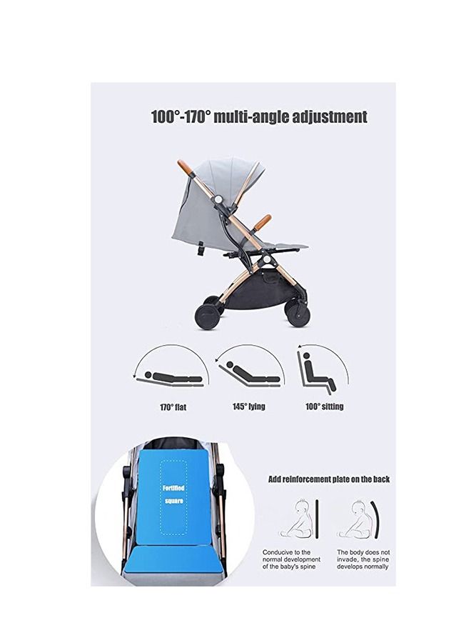 GT-Wheel Portable Baby Stroller Travel Pram For Baby From 6 Months to 3 Years old - Image 4