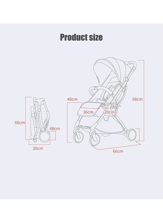 GT-Wheel Portable Baby Stroller Travel Pram For Baby From 6 Months to 3 Years old - Image 3