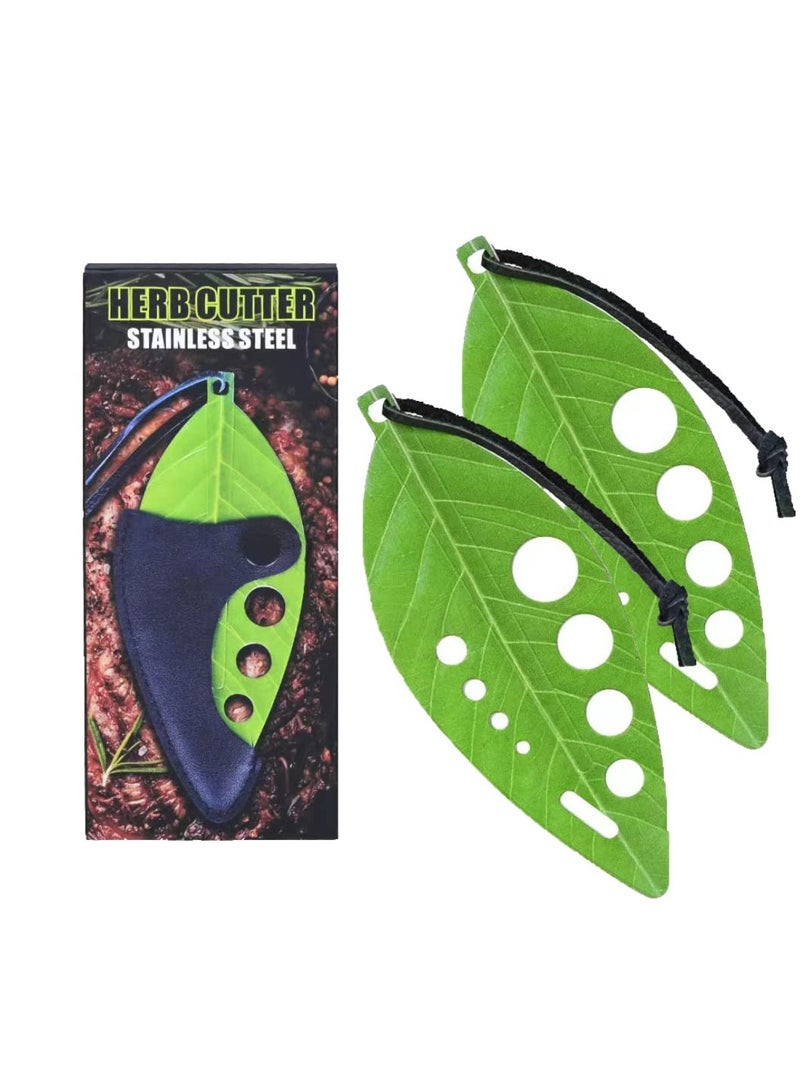 إكسفور الفانيليا متجرد 9 حفرة ، الفولاذ المقاوم للصدأ المطبخ كايل الفانيليا متجرد أداة ، كوليرد غرينز ، باسل ، تيم ، تشاد ، روزماري ، 2 حزمة - Image 1