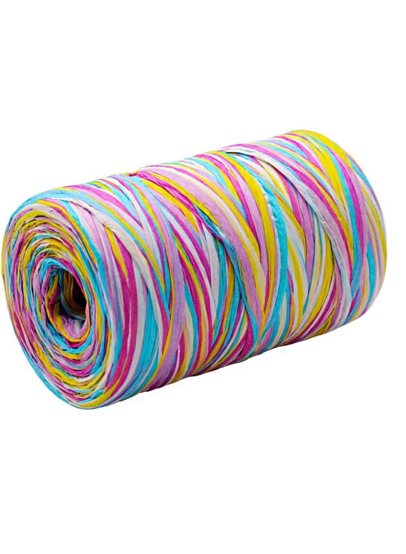 Zikra Colored Raffia Ribbon, Twine, and Paper String for Crafting, Gift Wrapping, and Decorating Valentine Boxes, Parties, Festivals, Holidays, and Weddings. - Image 5