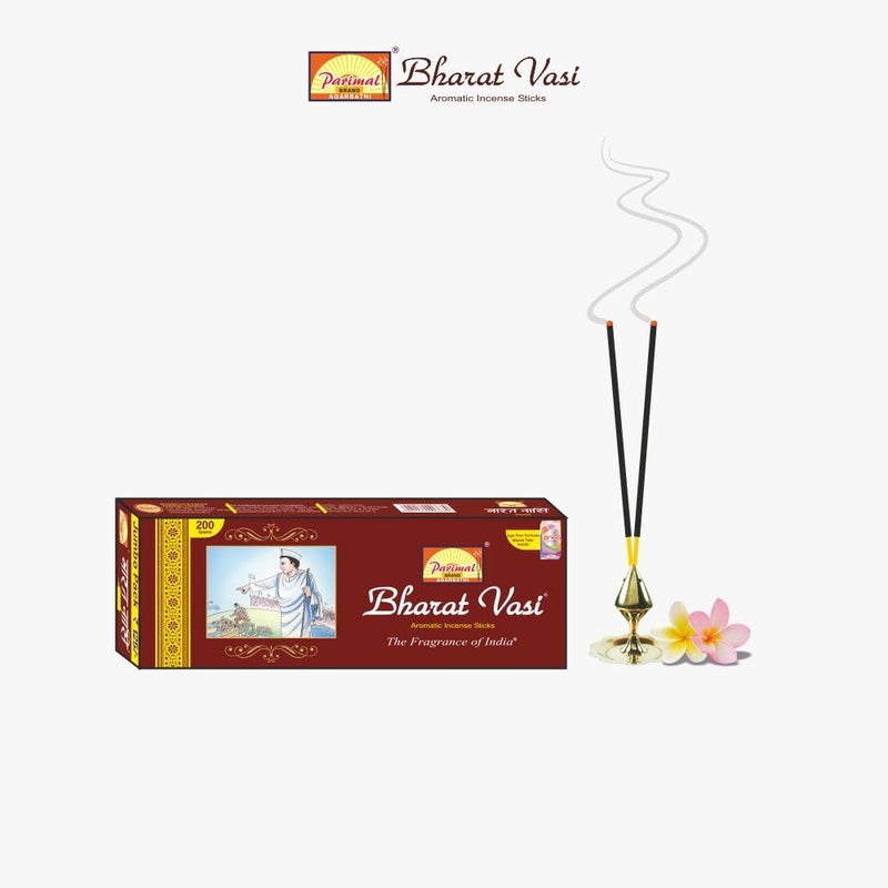 PARIMAL Bharat VASI Incense Sticks | Jumbo Pack | Pack of 3-200 Grams X 3 = 600G | The Fragrance of India | Aromatic AGARBATTI - Image 2