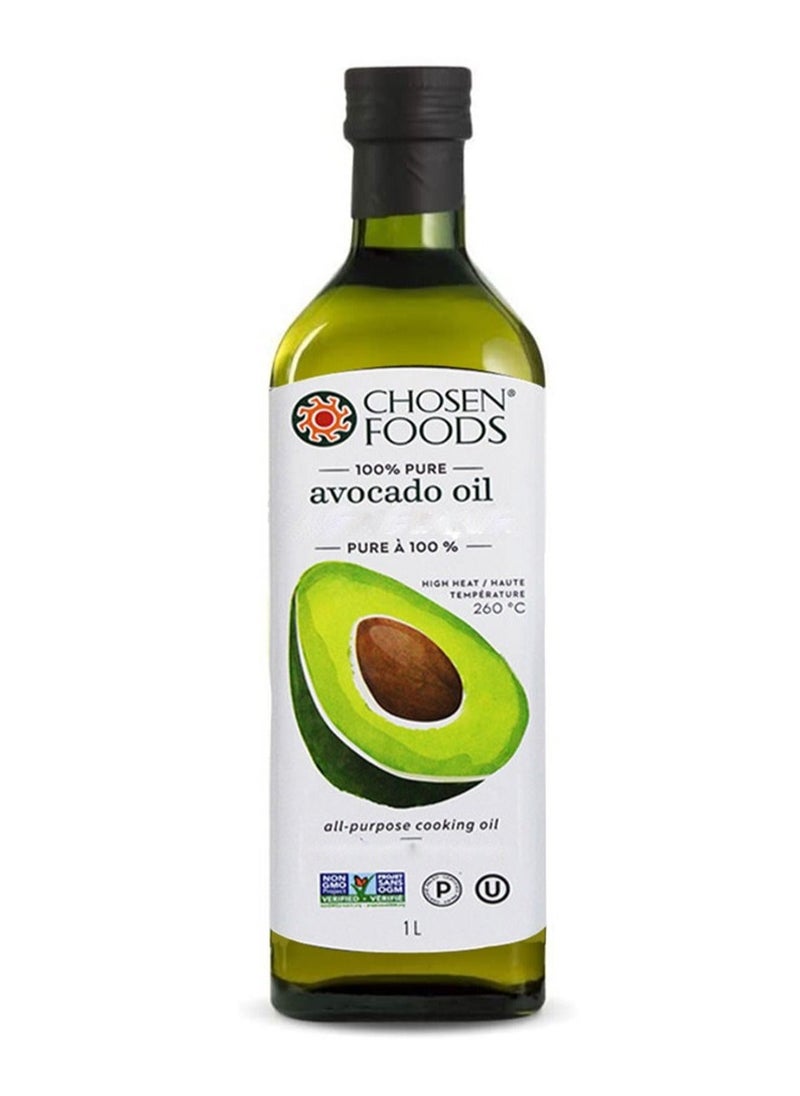 Chosen FOODS - 100% Pure Avocado Oil Keto and Diet Friendly 1 L - Image 1