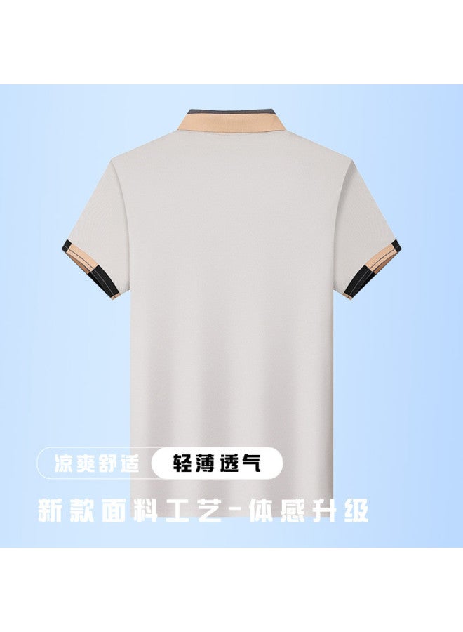Tucano summer Versatile Men's New Short-sleeve Breathable Comfortable Collared T-shirt - Image 3