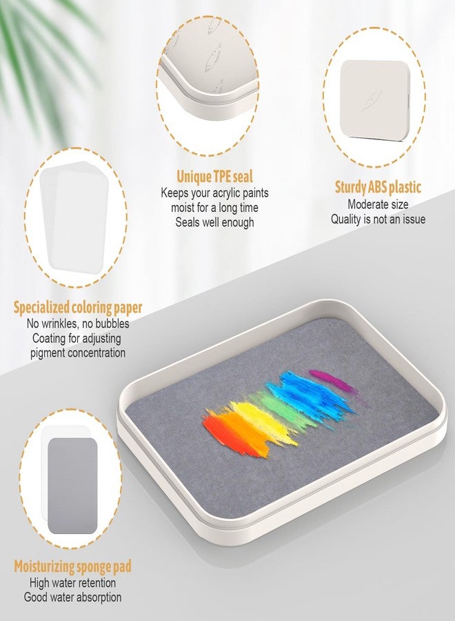 LeeHon Wet Palette for Painting Miniatures - Stay Wet Acrylic Painting Palette,Lightweight Size, Provides Premium Wet Palette for Painting Miniatures, Warhammer Painters, Beginners and Amateurs Alike - Image 4