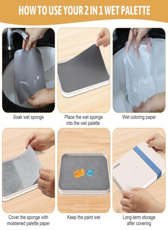LeeHon Wet Palette for Painting Miniatures - Stay Wet Acrylic Painting Palette,Lightweight Size, Provides Premium Wet Palette for Painting Miniatures, Warhammer Painters, Beginners and Amateurs Alike - Image 3