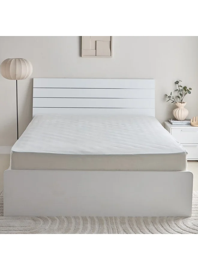 Home Box Bristol Polycotton Olympic Queen Fitted Sheet 200 x 25 x 160 cm