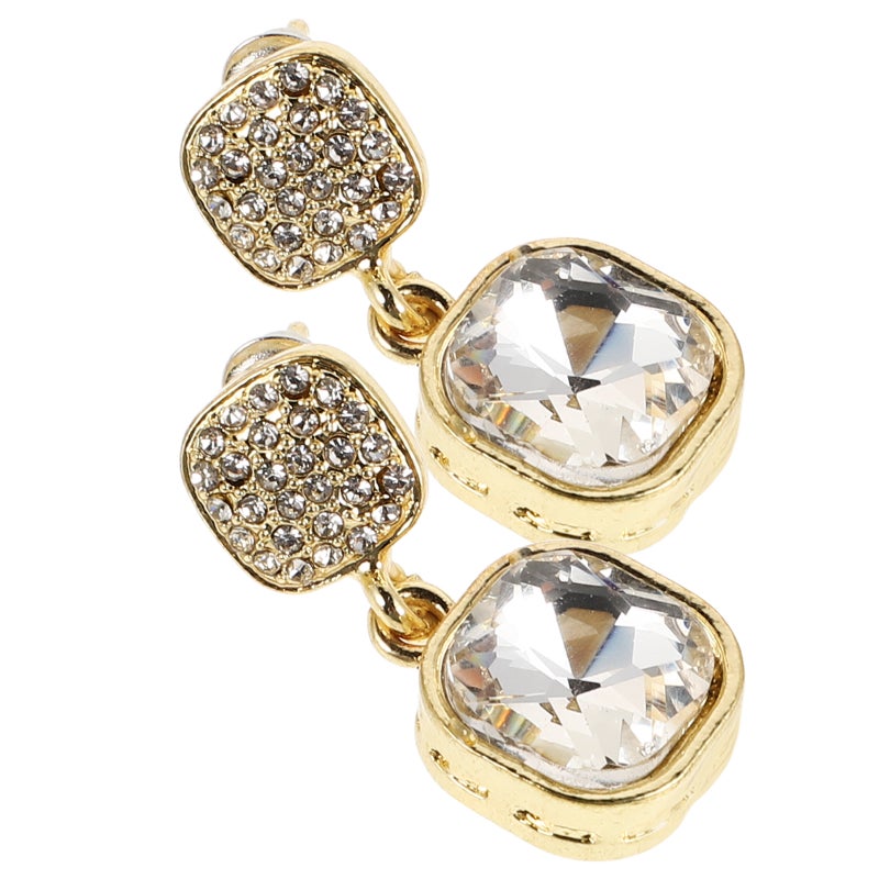 1 Pair Earrings For Women With Rhinestone Bridal Jewelry For Wedding Cute Dangle Earrings For Teen Girls Clip Available - Image 4