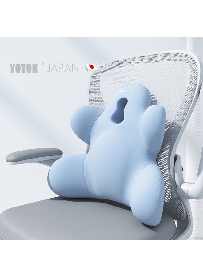 Youtengyouju Yotok (japan) Genuine Office Lumbar Support Cushion, Back Support, Waist Protection For Long Sitting At Work, Back Support Device - Image 4