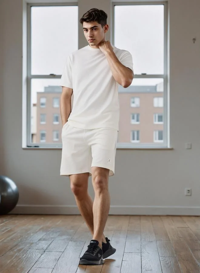 ADOT by Splash Waffle Textured Shorts with Pockets