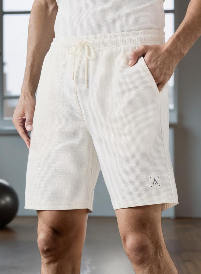 Splash Active Waffle Textured Shorts with Pockets - Image 1