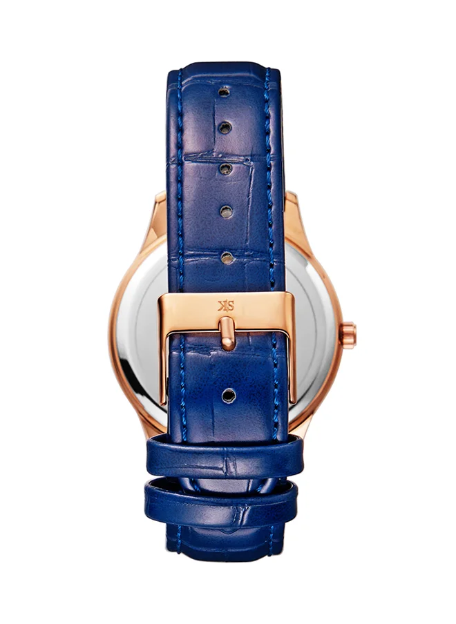 KENNETH SCOTT Kenneth Scott Men's Quartz Movement Watch, Analog Display and Polyurethene Strap - K22016-RLNN, Blue