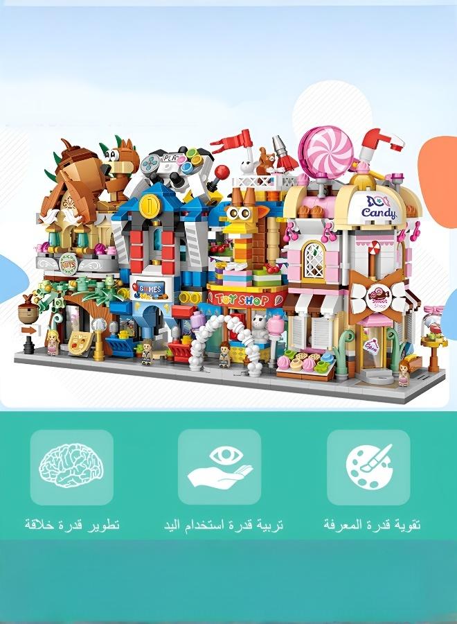 Loz Commercial Street Series Bakery Building Block Set - Image 3