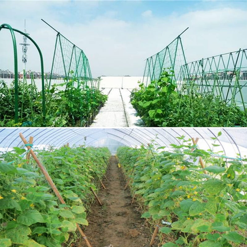 HHTHH Green Trellis Netting 4x100 ft Heavy Duty Garden Netting Polypropylene Plant Support Net for Climbing Vegetables Fruits Flowers - Image 5