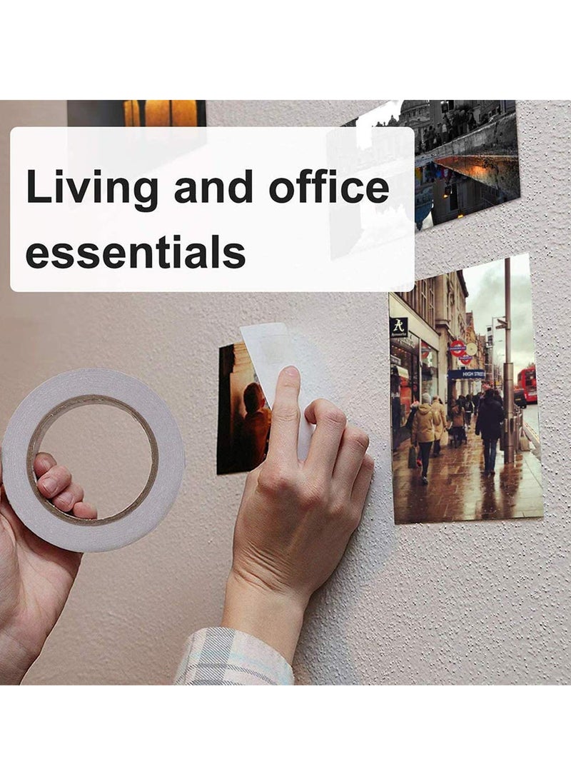 KASTWAVE 3 Rolls White Double Sided Tape Adhesive Sticky for Scrapbook DIY Craft Projects Card Making Office School Stationery Supplies - Image 4