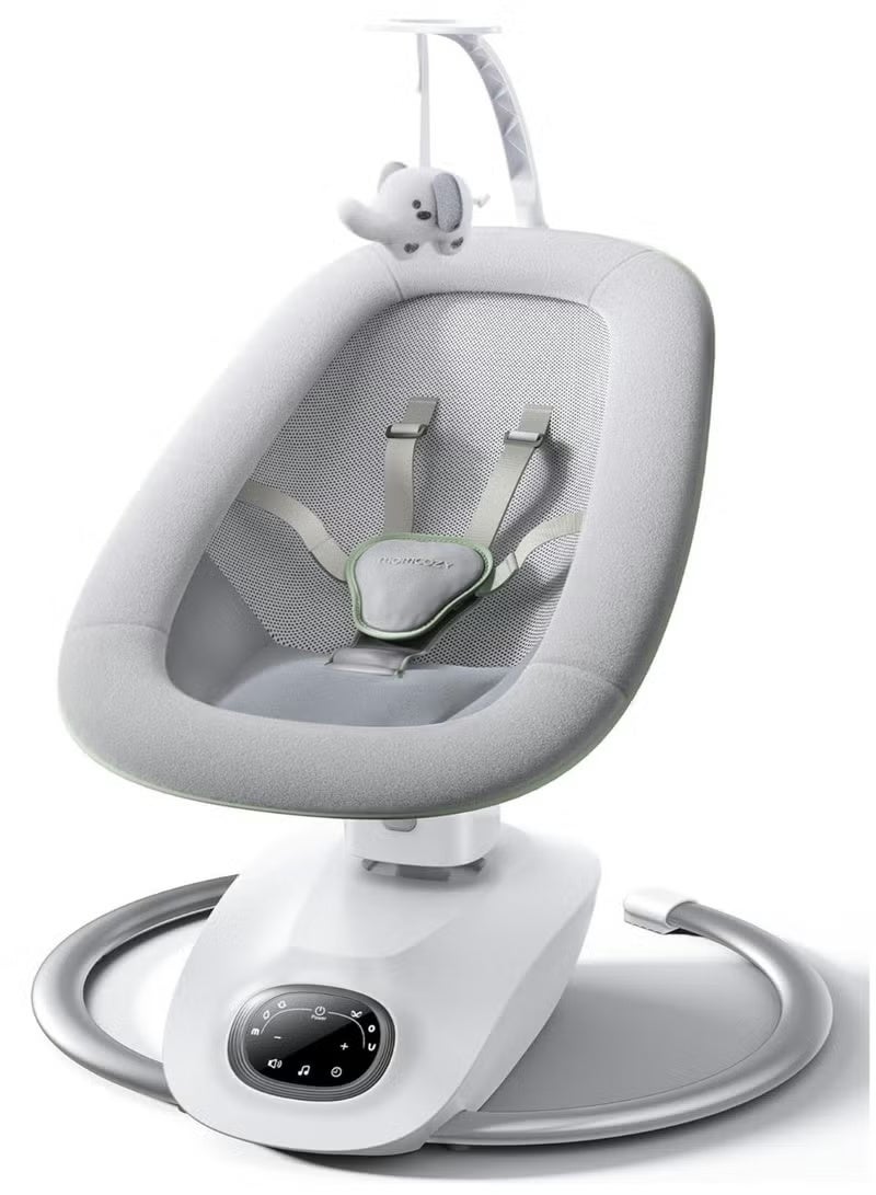مام كوزي https://www.noon.com/uae-en/cocosway-baby-swing-for-infants-to-toddler-3d-motion-electric-baby-swing-with-6-motions-4-speeds-remote-control-infant-swing-with-8-preset-lullabies-for-baby-boy-girl-up-to-20-lbs/ZC018A837F0A0691C9ED8Z/p/?o=zc018a837f0a0691c9ed8z-1&shareId=f71967c8-1a32-4d21-b915-a20fa3445297 - Image 1