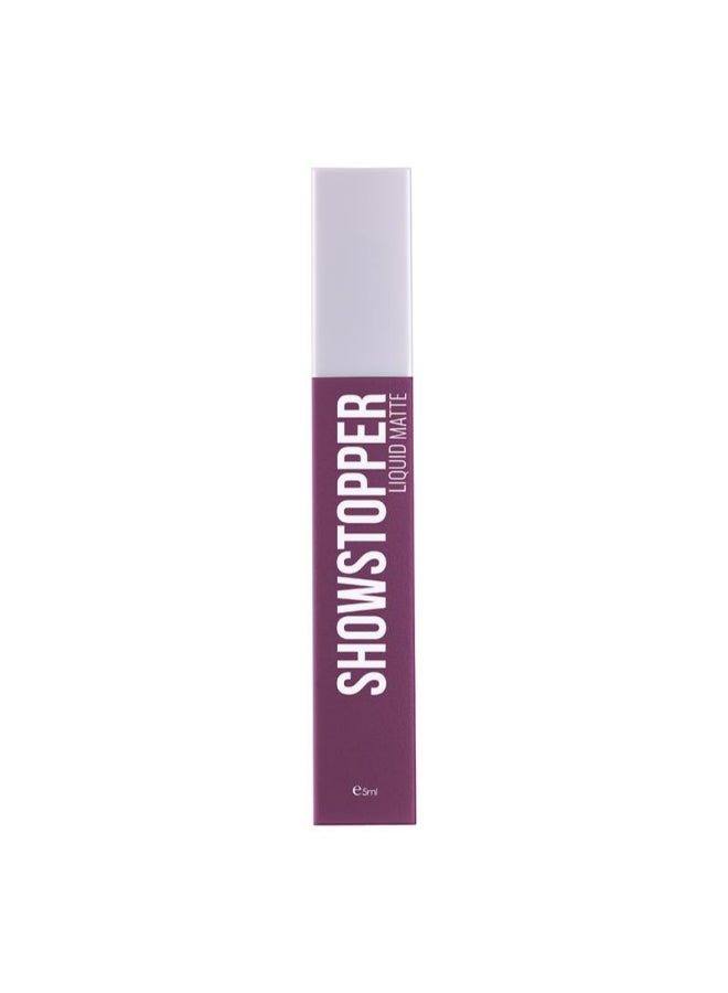 FOREVER52 Showstopper Liquid Matte Lipstick SHW009 Plum - Image 4