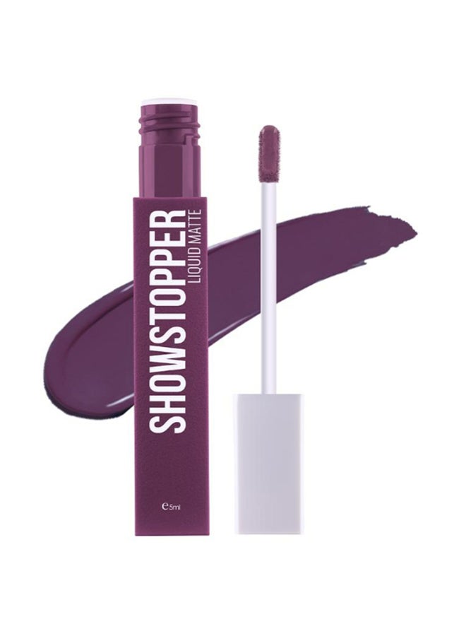 FOREVER52 Showstopper Liquid Matte Lipstick SHW009 Plum - Image 1