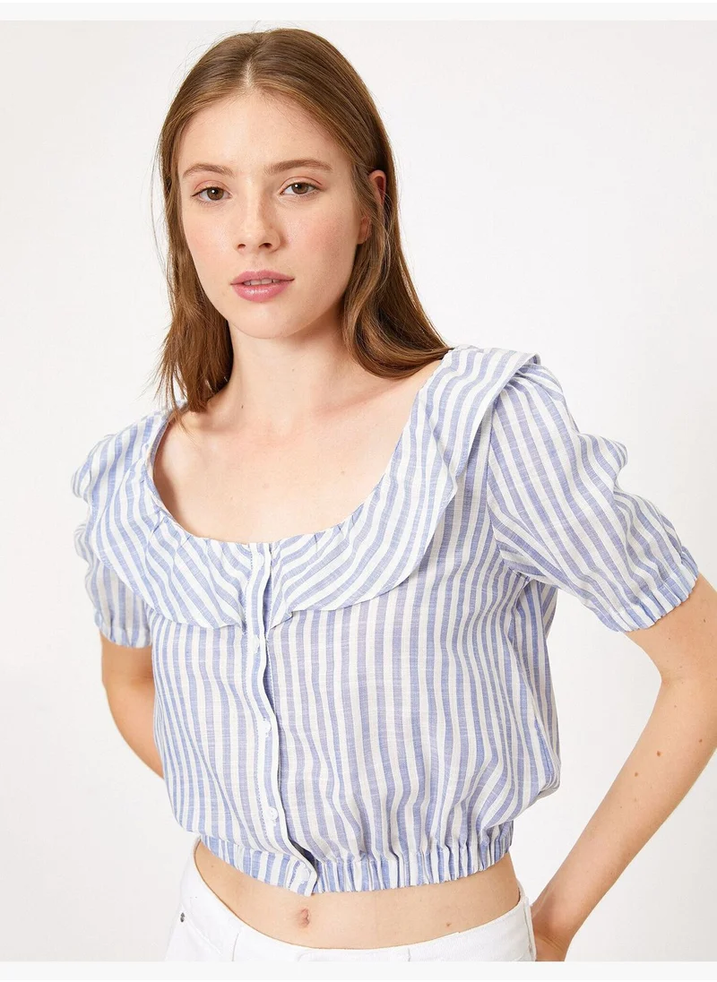 كوتون Striped Blouse