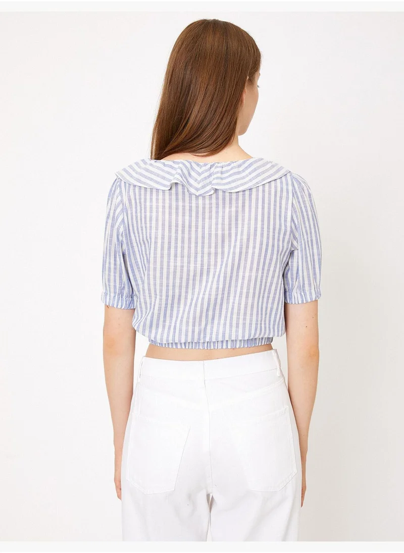 كوتون Striped Blouse