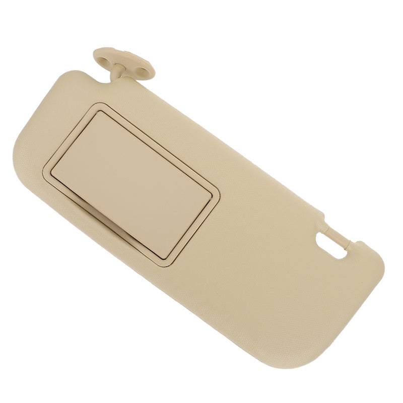 Driver Left Sides Sun Visor With Mirror Car Polarized Sun Visor Extension Sunshade Compatible With Toyota Beige - Image 2