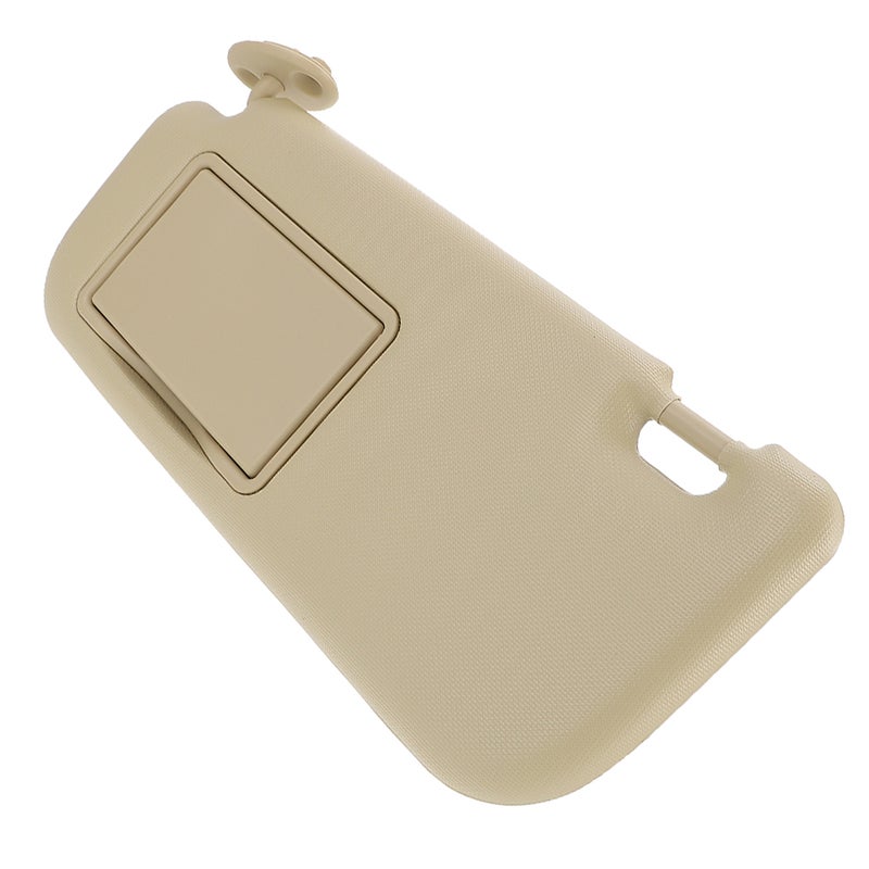 Driver Left Sides Sun Visor With Mirror Car Polarized Sun Visor Extension Sunshade Compatible With Toyota Beige - Image 1