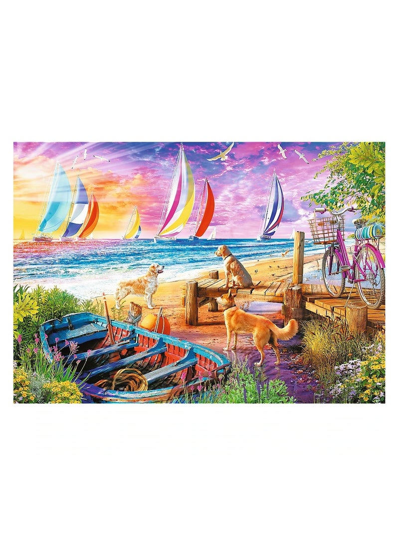 تريفل بازل منظر القارب الشراعي 1000 قطعة - 10697 - Image 2