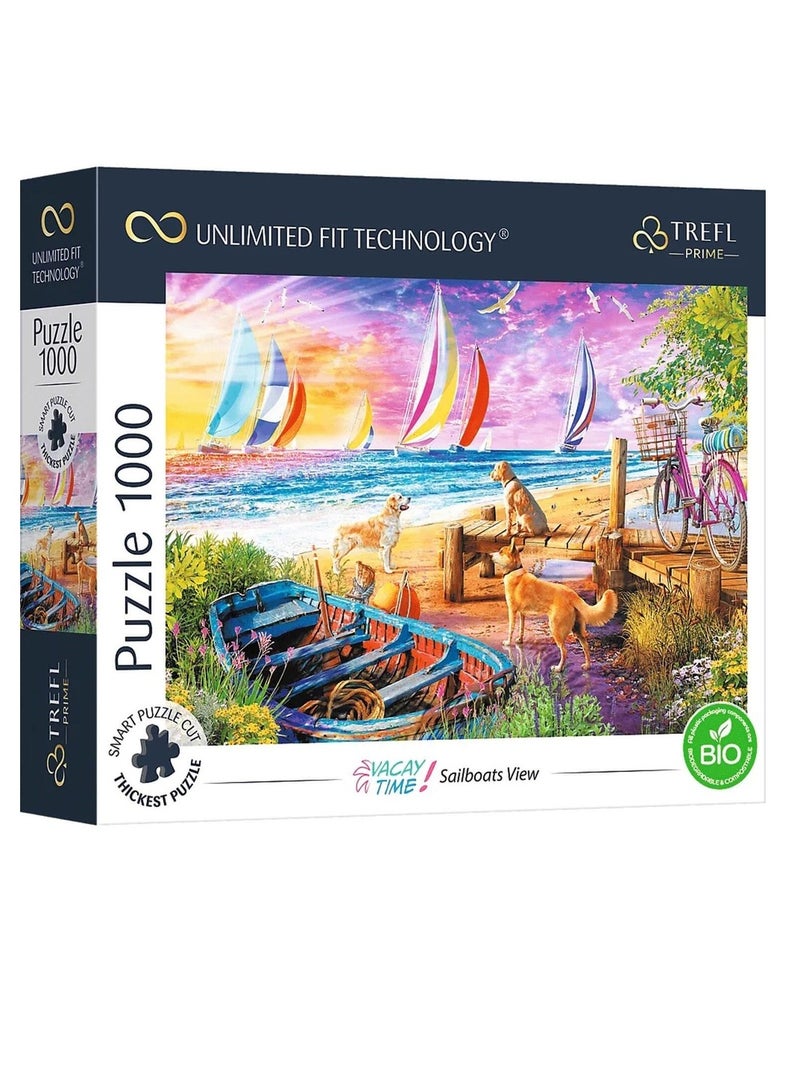 تريفل بازل منظر القارب الشراعي 1000 قطعة - 10697 - Image 1