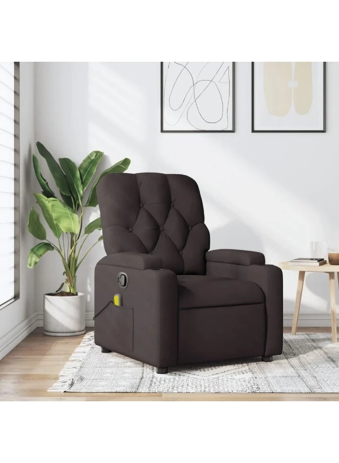 فيداكسل كرسي تدليك قابل للإمالة من فيدا إكس إل، قماش بني داكن - Image 2