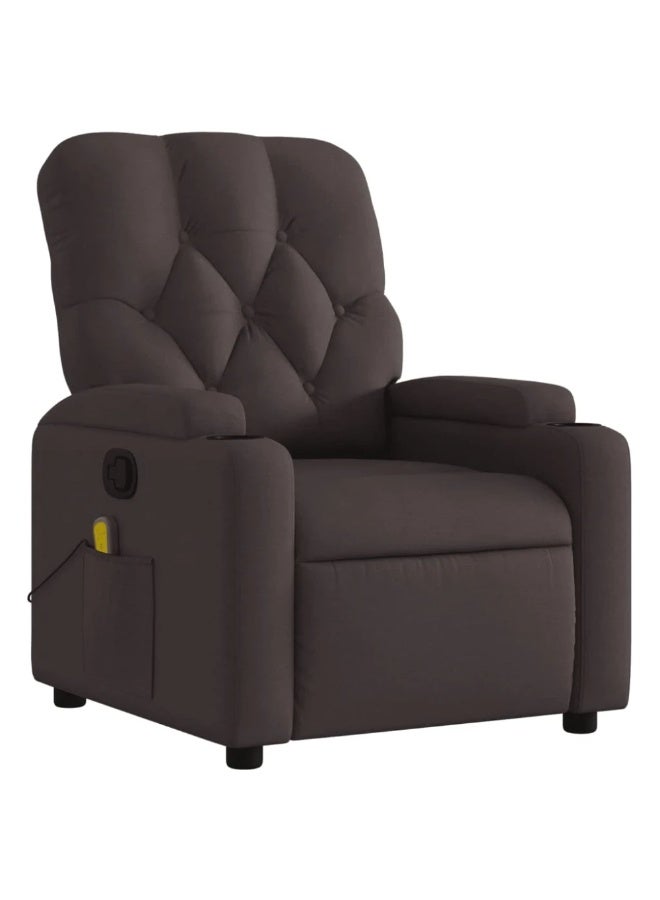 فيداكسل كرسي تدليك قابل للإمالة من فيدا إكس إل، قماش بني داكن - Image 3