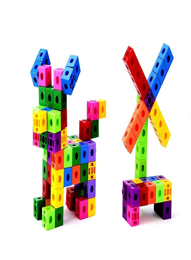 PULSBERY Cubic Blocks, Interlocking, Creative and Learning Educational Toy Set for Kids,Block Game for 3-8 Years Old Kids Boys & Girls,Multi Color,Multicolor - Image 5