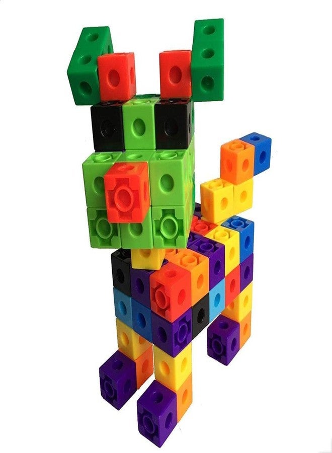 PULSBERY Cubic Blocks, Interlocking, Creative and Learning Educational Toy Set for Kids,Block Game for 3-8 Years Old Kids Boys & Girls,Multi Color,Multicolor - Image 3