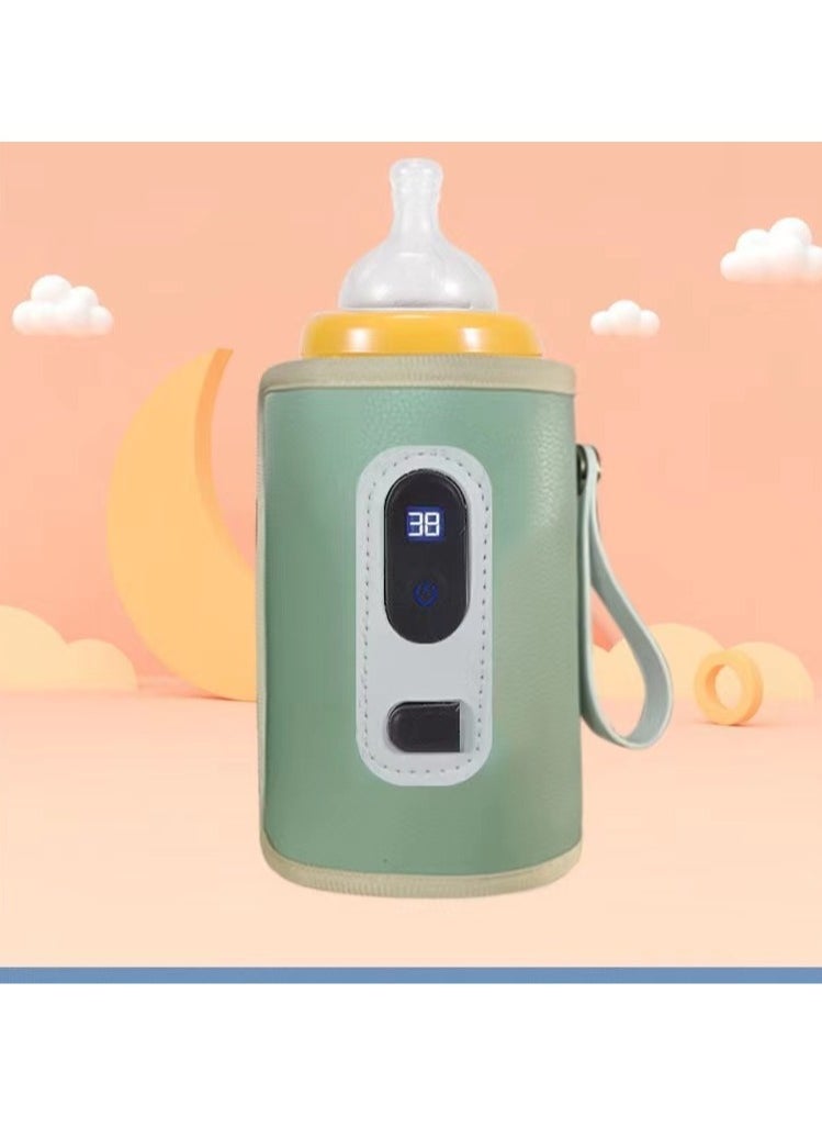  BOUNDS - Portable Bottle Warmer,Travel Bottle Warmer with Fast Charging &Cordless,Lightweight＆Portable Baby Bottle Warmer,Milk Warmer with Temperature Control,Suitable for Traveling/Camping/Home - Image 1