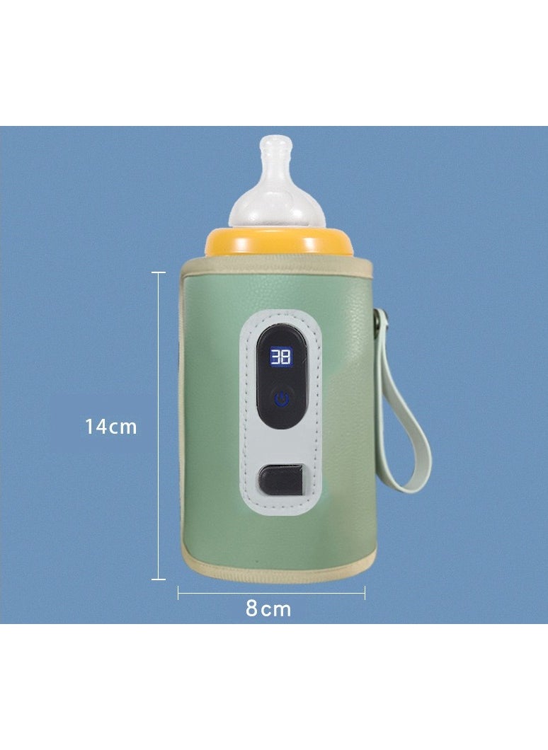  BOUNDS - Portable Bottle Warmer,Travel Bottle Warmer with Fast Charging &Cordless,Lightweight＆Portable Baby Bottle Warmer,Milk Warmer with Temperature Control,Suitable for Traveling/Camping/Home - Image 1