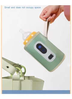 Portable Bottle Warmer,Travel Bottle Warmer with Fast Charging &Cordless,Lightweight＆Portable Baby Bottle Warmer,Milk Warmer with Temperature Control,Suitable for Traveling/Camping/Home