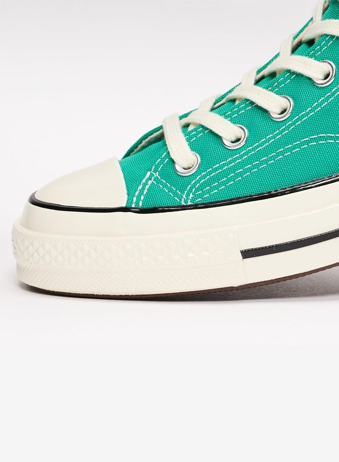 كونفرس حذاء رياضي تشاك تايلور أول ستار ليفت كلين للجنسين أخضر عالي القمة - Image 3