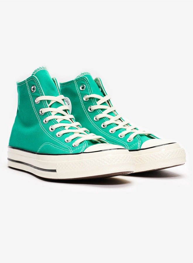 كونفرس حذاء رياضي تشاك تايلور أول ستار ليفت كلين للجنسين أخضر عالي القمة - Image 2