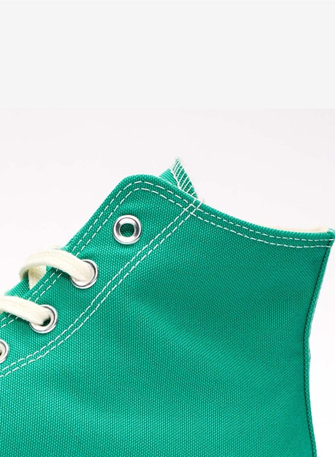 كونفرس حذاء رياضي تشاك تايلور أول ستار ليفت كلين للجنسين أخضر عالي القمة - Image 4