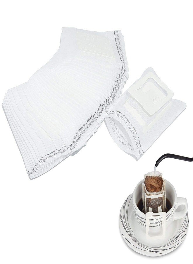 YOKIND 100PCS Portable Coffee Filter Paper Bag Hanging Ear Drip Coffee Bag Perfect for Travel, Camping, Home, Office - Image 1