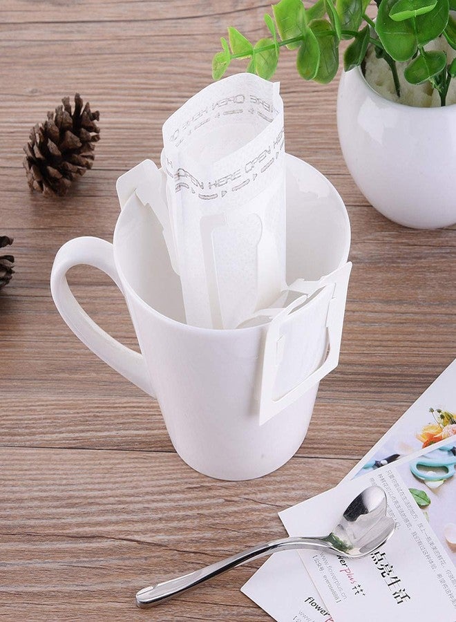 YOKIND 100PCS Portable Coffee Filter Paper Bag Hanging Ear Drip Coffee Bag Perfect for Travel, Camping, Home, Office - Image 4
