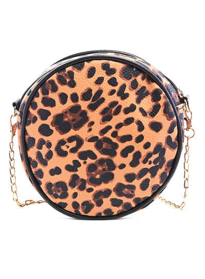 London Rag Tan Leopard Canteen Bag