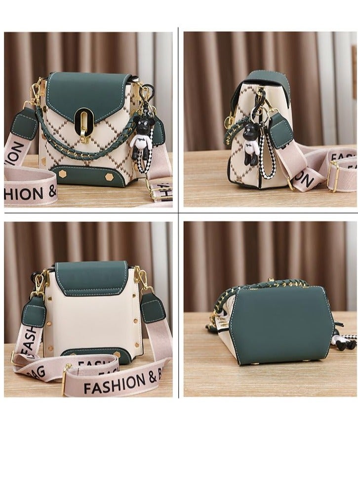 SYOSI Crossbody Bag, Fashion Handbag, Shoulder Bag Exude A Fashionable Temperament, Fashion Forward Women Style (Green) - Image 2