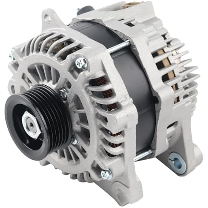 MISIOEK Alternator 175A 12V 6-Groove Pulley Compatible with Ford Explorer 11-12,Edge 11-13,Flex 09-10,Taurus 10-12,Taurus X 08-09 & Lincoln MKX 11-13, MKS 09-12,MKT 10-12,3.5L 3.7L,Replace 11271N - Image 1