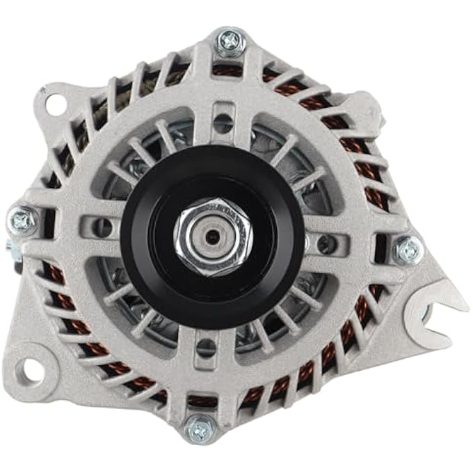 MISIOEK Alternator 175A 12V 6-Groove Pulley Compatible with Ford Explorer 11-12,Edge 11-13,Flex 09-10,Taurus 10-12,Taurus X 08-09 & Lincoln MKX 11-13, MKS 09-12,MKT 10-12,3.5L 3.7L,Replace 11271N - Image 2