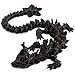 Outgoto 3D Printed Cherry Blossom Dragon 118in Realistic Articulated Dragon Fidget Toy Desk Dcor and Collectible Obsidian Bloom - Image 2