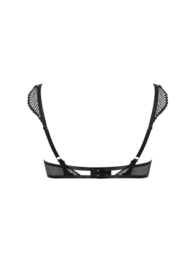 BLUEBELLA Strappy Mesh Detail Wired Bra  - Image 4