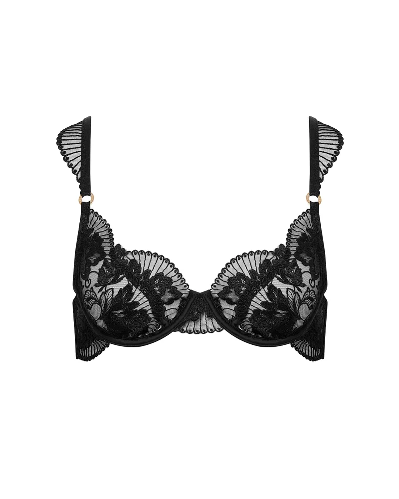BLUEBELLA Strappy Mesh Detail Wired Bra