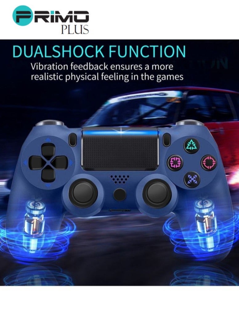بريمو بلس وحدة تحكم لاسلكية , ذراع تحكم لاسلكي لجهاز الألعاب P4 أزرق غامق - Image 2