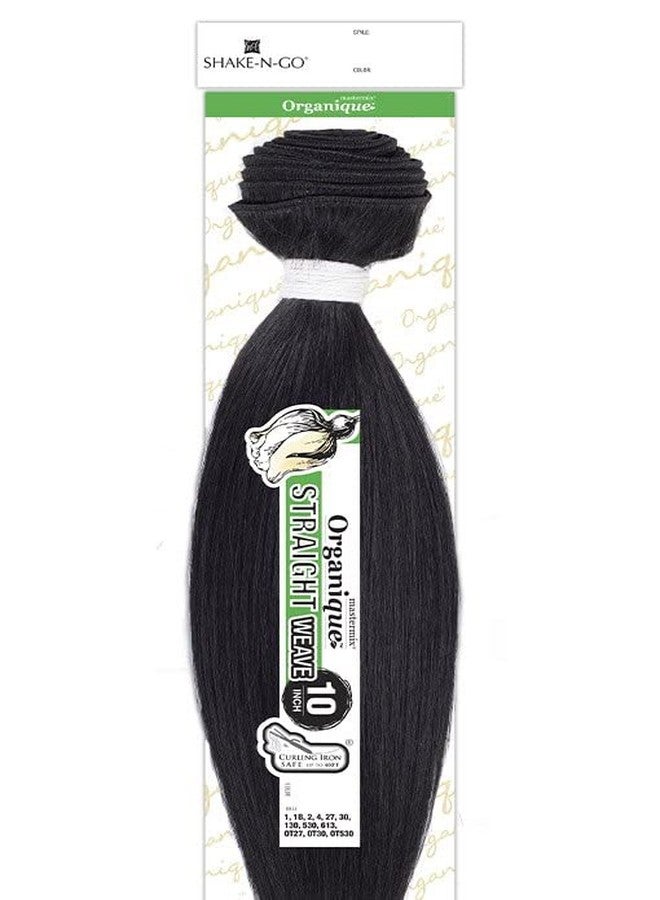 Shake-N-Go Shake N Go Freetress New Concept Floor Bundle Hair ORGANIQUE STRAIGHT 10'' (1 JET BLACK) - Image 1